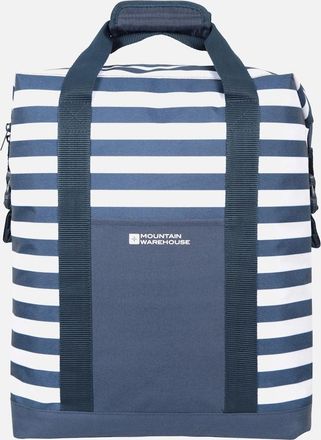 Mountain Warehouse Contrast Striped Beach Cool Bag - Navy - Size: ONE size