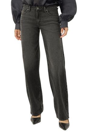 Silver Jeans Co Loose & Low Baggy Fit Jeans in Black at Nordstrom, Size 24 X 33