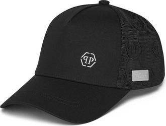 Philipp Plein Baseball Cap Hexagon Monogram Unisex in Black at Nordstrom, Size 00