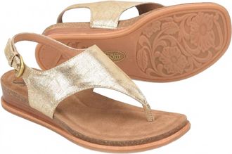 S&ouml;fft Womens Penelope Sandal In Gold