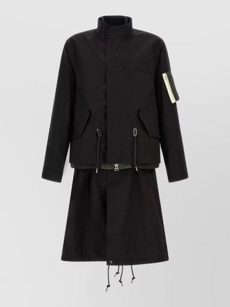 sacai nylon bomber jacket