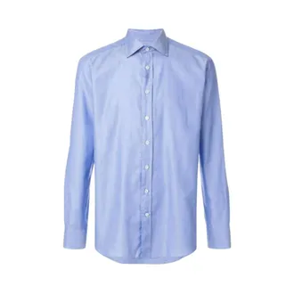 Etro Etro, Formal Shirts, male, Blue, Size: XL Cotton Shirt