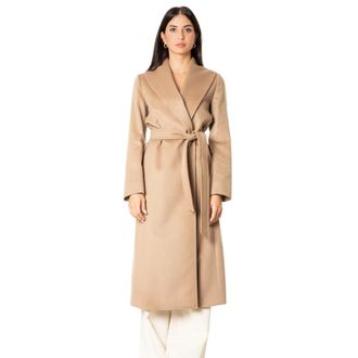Max Mara Loriana Wool Coat - Dames - Mantels - Bruin - Maat: S Wol