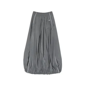 Balenciaga Side-stripe Balloon-hem Maxi Skirt