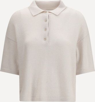 Allude Maglione polo neck a maniche corte Woman S