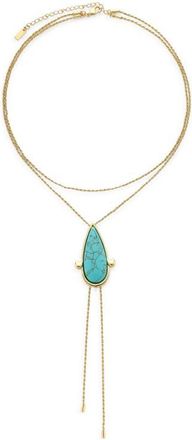 Petit Moments Paloma Layered Necklace in Gold/Turquoise at Nordstrom