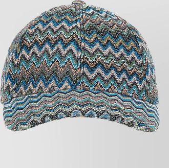 Missoni viscose blend baseball cap curved brim