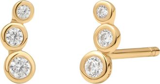 Made by Mary Poppy Climber Stud Earrings in Gold Vermeil at Nordstrom