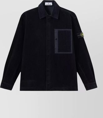Stone Island corduroy shirt jacket