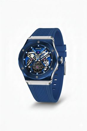 Invicta Celestial 69543 Herenhorloge - Mechanisch Uurwerk - K9 Glas met Zilveren Wijzerplaat - 45 mm