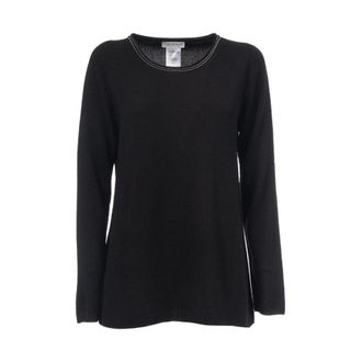 Le Tricot Perugia Mujer, Jerseys, Negro, Talla: S