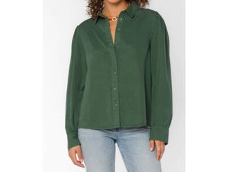 Velvet Heart Bellamy Shirt In Dark Green