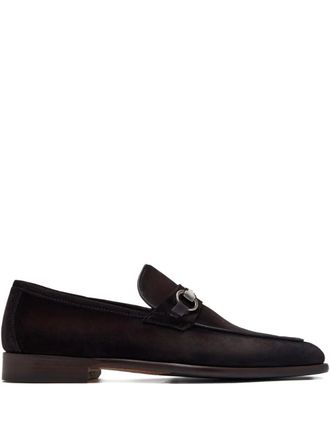 Magnanni suede loafers - men - Suede/Leather/Leather - 45 - Brown