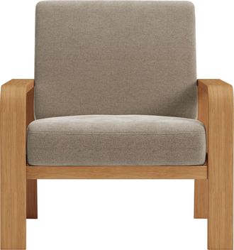 Sit&more Sessel »Kolding« Armlehnen aus eichefarbigem Buchenholz, verschiedene Bezüge und Farben