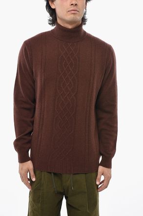 Corneliani CIRCLE Maglia in Puro Cashmere a Collo Alto Corneliani