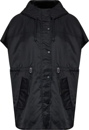Max Mara Waterafstotend Twill Gilet - Dames - Bodywarmers - Zwart - XS - Katoen - Jassen