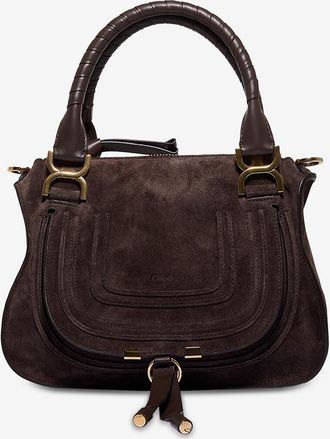 Chlo&eacute; Hand- und Schultertasche aus Wildleder Marcie Small