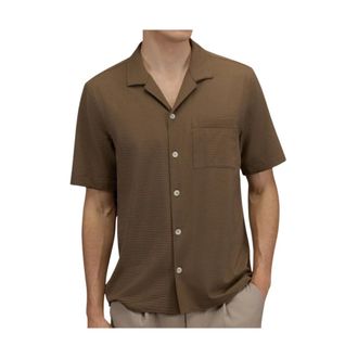 Xacus Short Sleeve Shirts, male, Brown, Size: 2XL Active Shirt
