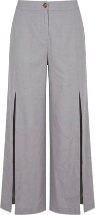 Trussardi Pantaloni a gamba larga - - Trousers - Donna - Grigio - S