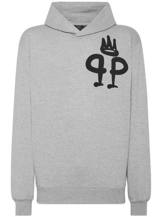 Philipp Plein Hoodie met logoprint - Grijs