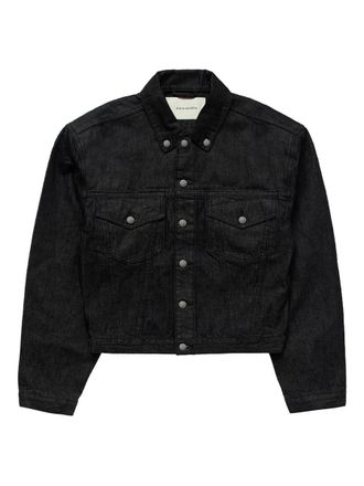 Entire studios Shrunken Denim Jacket Raw Black