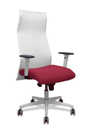 Piqueras y Crespo Silla De Oficina Piqueras Y Crespo 54br65g Blanco Granate