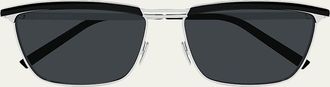 Saint Laurent Mens SL 795 JOE-003 Metal Aviator Sunglasses