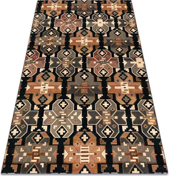 RugsX Rugsx - Alfombra De Lana Superior Dias &Eacute;tnico Azul Oscuro Multicolour 235x350 Cm