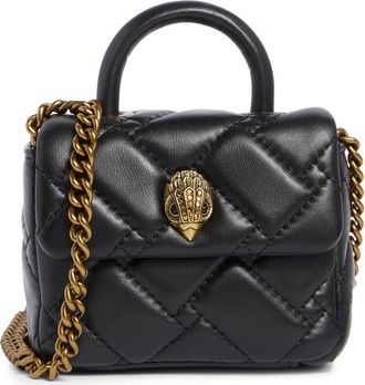 Kurt Geiger Micro Kensington Quilted Bag in Black at Nordstrom Rack