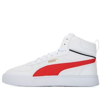 Puma Caven Mid White Red 385843-09
