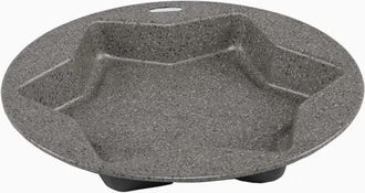 Trade Shop Trade Shop - Forma De Estrella De Molde De Sello 32 Cm Para Pastel De Aluminio Dulce Antideslizante 026290m