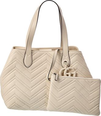 Gucci Gg Marmont Medium Leather Tote