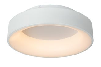 Lucide MIRAGE Dimmable Stylish Indoor Decorative LED Flush Ceiling Light in White