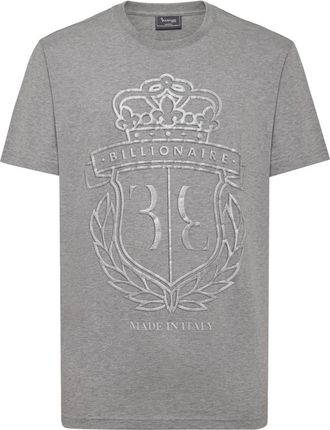 Billionaire Boys Club T-shirt Ronde Hals SS Crest - Heren - T-shirts - Grijs - 2XL - Katoen - Tops