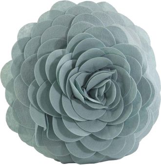Saro Lifestyle Felt Flower Decorative Pillow