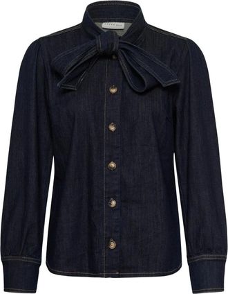 Kaffe Blouses & Hemden - Dames - Blouses & Shirts - Blauw - Maat: XL Denim