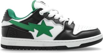 A Bathing Ape Sportschoenen met logo - Dames - Sneakers - Veelkleurig - 36 EU - Leer - Schoenen