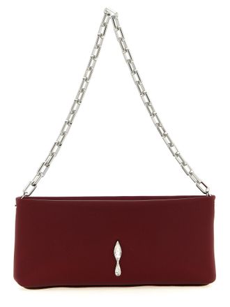 Christian Louboutin Bordeaux Elastane Clutch Womens Bag