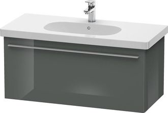 Duravit Duravit X-large Vanity Unit Wall Hung 6049, 1 Caj&oacute;n, 1000mm Para El C&oacute;digo D, Color (frente/cuerpo): Laca De Alto Brillo Dolomiti Grey - Xl604903838