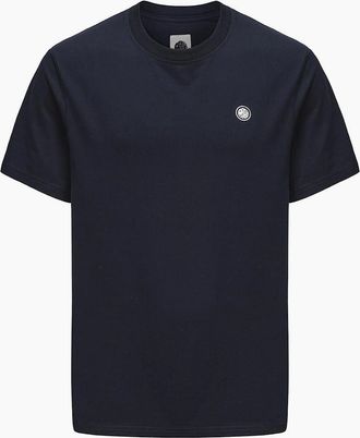 Pretty Green Mens Regular Fit Crew Neck T-Shirt - Navy - Size: 38