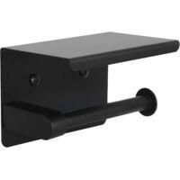 OEM Soporte Adhesivo Para Papel Higi&eacute;nico Con Estante, Soporte De Pared Sin Taladrar, Acero Inoxidable Sus 304 Para Inodoro Wc- Crezuo