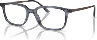 Giorgio Armani 55mm Rectangle optical glasses in Blue at Nordstrom
