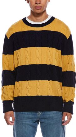 Rowing Blazers Block Stripe Wool & Cashmere Sweater