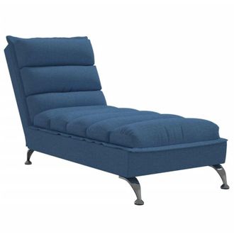 vidaXL Vidaxl - Sof&aacute; Div&aacute;n Con Cojines Tela Azul