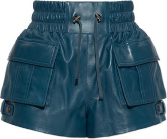 Balmain Mujer, Pantalones cortos, Azul, Talla: S