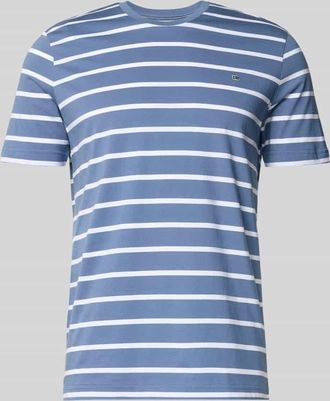 Christian Berg Regular Fit T-Shirt Mit Logo-Stitching in Jeansblau, Gr&ouml;&szlig;e 3XL