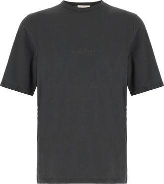 Saint Laurent Tops, Heren, Zwart, XL, Katoen, Casual Katoenen T-Shirt voor Mannen
