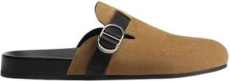 Dior Mule H26 - Heren - Schoenen - Bruin - Maat: 42 1/2 EU Leer