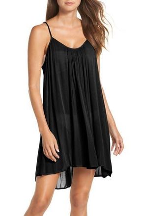 Elan Cover-Up Slipdress in Black at Nordstrom Rack, Size X-Large