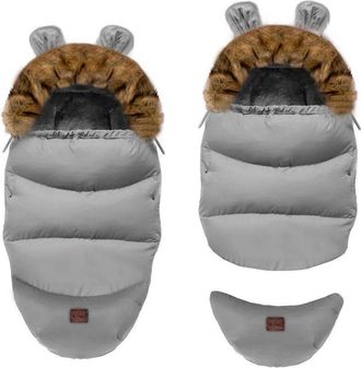 Rea Rea - Saco De Dormir Para Ni&ntilde;os Tutumi Teddy Grow-up Grey